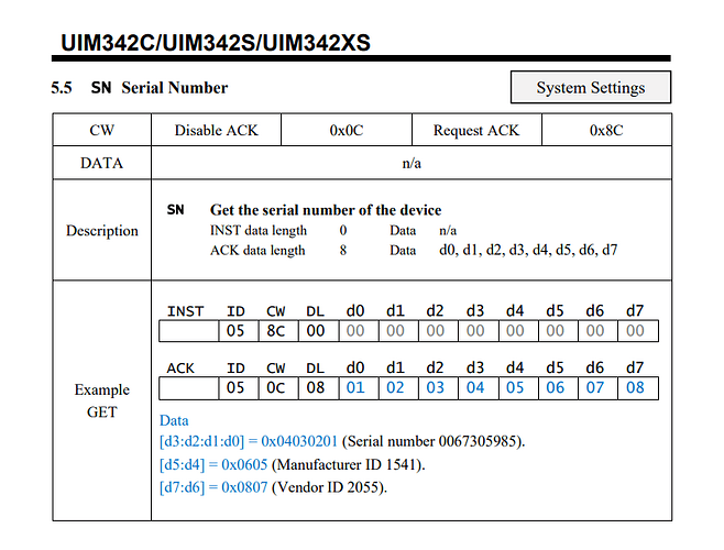 UIM342C_SN