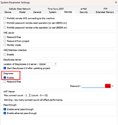 Enable Diagnoser feature in System Param