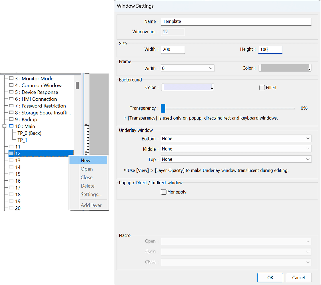 How to Create a Template Window - Staff - WeintekUSA