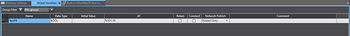 GlobalVariableSettings