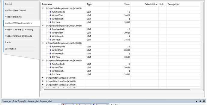 Codesys Input Scale Low